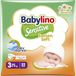 Babylino Sensitive luiers maat 3, Midi (4-9 kg), wit, 22 stuks