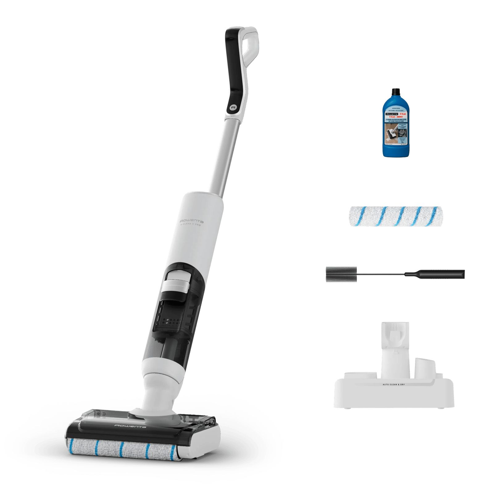 Rowenta X-Clean 5 Pro GZ5435E0 - 2-in-1 Vloerreiniger - Stick Vacuum - Dry&Wet - 50 min - White/Black