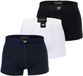 Emporio Armani Boxershorts ESSENTIAL LOGOLABEL Set van 3 Zwart/Wit/Blauw