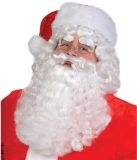 Amscan Accessoireset Kerstman Heren Wit Nylon 2-delig