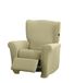 Estoralis Sumatra Bi-elastische fauteuilhoes, zeer elastische stof, C-02, crème, voor relaxstoel van 70 tot 90 cm, kwaliteitsbescherming, super verstelbaar