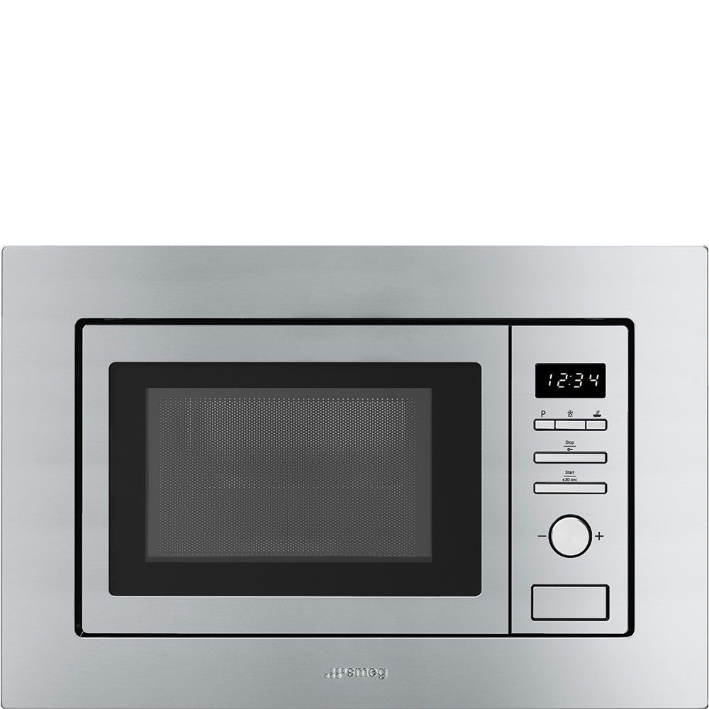 Smeg FMI020X - Built-in Grill Microwave - Stainless Steel - 20L