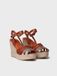 Toni Pons OCTAVIA Espadrille compensée platine cuir femme 37