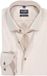OLYMP 24/7 Luxor modern fit overhemd - twill - beige - Strijkvriendelijk - Boordmaat: 42