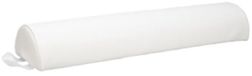 Sinelco Rouleau de massage demi-rond long 64X15X9CM Blanc Cuir artificiel souple Rouleau pour genou et cou