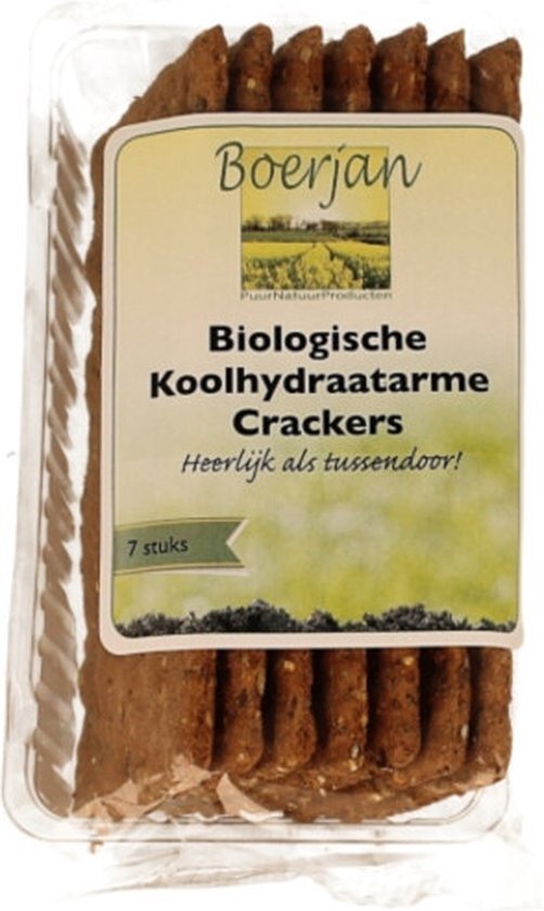 Boerjan Crackers Naturel Ka Bio 7 stuks