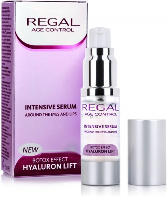 Rosa Impex BOTOX EFFECT EN HYALURON LIFTING SERUM met pompje tegen rimpels voor Ogen en Lippen 15ML