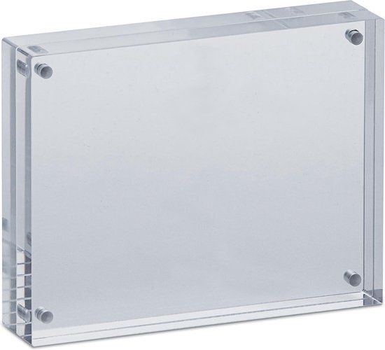 Maul Acryl Fotolijst - 11.5 x 9 x 2.4 cm - Transparant