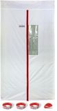 ZIPWALL ZIPWALL ZDM Magnetische Deur Kit, Wit, 1 Pack