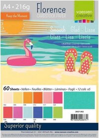 Vaessen Creative Cardstock - Scrapbook - smooth - A4 12x5 Summer
