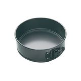 MasterClass 18 cm springvorm met losse bodem en PTFE-, PFOA- en BPA-vrije antiaanbaklaag, robuust 1 mm dik koolstofstaal, ronde pan van 7 inch, grijs