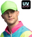 Boland Pet Fluo neongroen Neon,Groen - 56-62 - Volwassenen - Unisex - 80's & 90's - Disco
