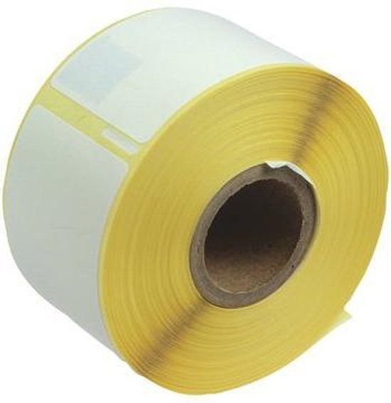 Rillstab Labelrol 89x28 mm Wit 12 Stuks