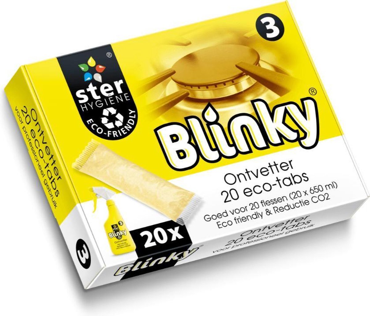 Blinky Eco Tabs Ontvetter | Nr 3 | 20 stuks