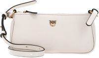 PINKO Schoudertas Half Moon Horizontal Mini Vite Wit