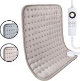 STAUS&BACH HeatMat - Coussin chauffant électrique (100W) - 6 niveaux de chaleur - Minuterie - Lavable - 30 x 40 cm - Polaire - Rose poussiéreux
