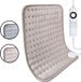 STAUS&BACH HeatMat - Coussin chauffant électrique (100W) - 6 niveaux de chaleur - Minuterie - Lavable - 30 x 40 cm - Polaire - Rose poussiéreux