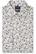 OLYMP Luxor modern fit overhemd - dobby - wit met groen en blauw dessin - Strijkvrij - Boordmaat: 43 (EU maat: XL)