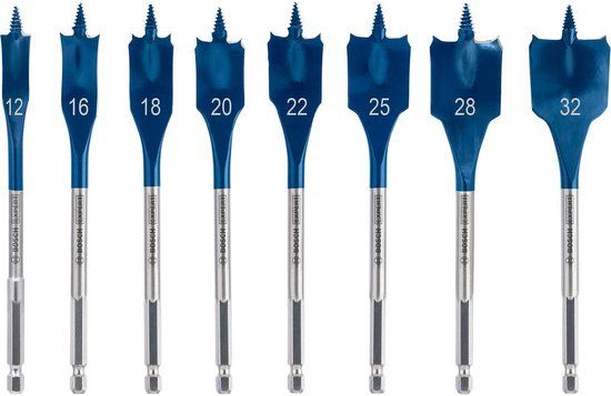 Bosch Accessoires Bosch EXP SelfCutSpeed vlakfrezenset 8-delig - 2608902111