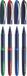 Schneider One Business Stylo plume - Pointe fine 0,6 mm - 4 couleurs assorties
