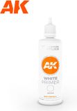 AK interactive Primaire Blanc (100ml) aérographe / pinceau