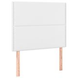 VidaXL Hoofdbord Blanc 100x5x118/128 cm Similicuir