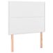 VidaXL Hoofdbord Blanc 100x5x118/128 cm Similicuir