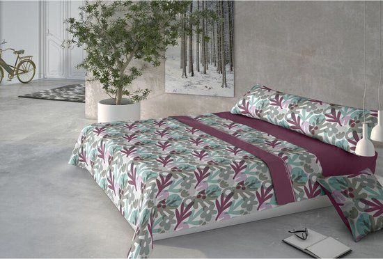 Pierre Cardin Coralina Lili Mauve Bedding Set for 135 cm Bed