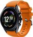 Strap-it Bracelet de montre connectée en silicone - Convient pour Fossil Gen 6 - 44mm - Orange