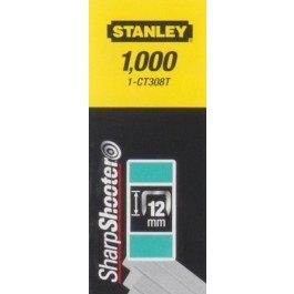 Stanley nieten 12mm type ct - 1000 stuks