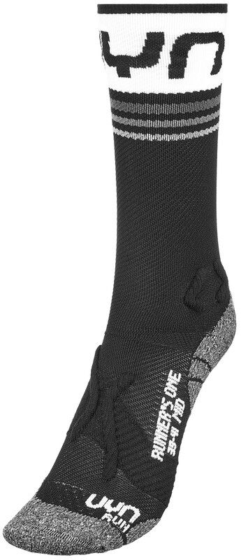 UYN Runner'S One Mid Socks Heren - Zwart