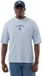New Era Mlb Waffle Box Los Angeles Dodgers T-shirt Manches Courtes Bleu Pastel S