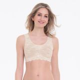 Anita Essential Lace Bralette Crystal - M