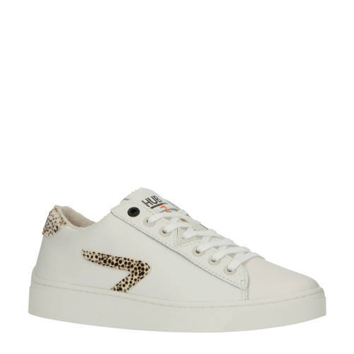 HUB Dames Lage Sneakers Hook Lw Cheeta - Wit - Maat 38