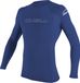 O'Neill Basic Skins L/S Crew Heren Surfshirt - Maat XL - Mannen - blauw