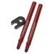 Massi PROLONGATEUR-ventiel 60 mm rood 2 stuks