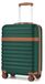 Valise - Valise cabine à coque rigide - ABS + PC - 4 roues - Serrure TSA - 55 x 39 x 20 cm - Vert