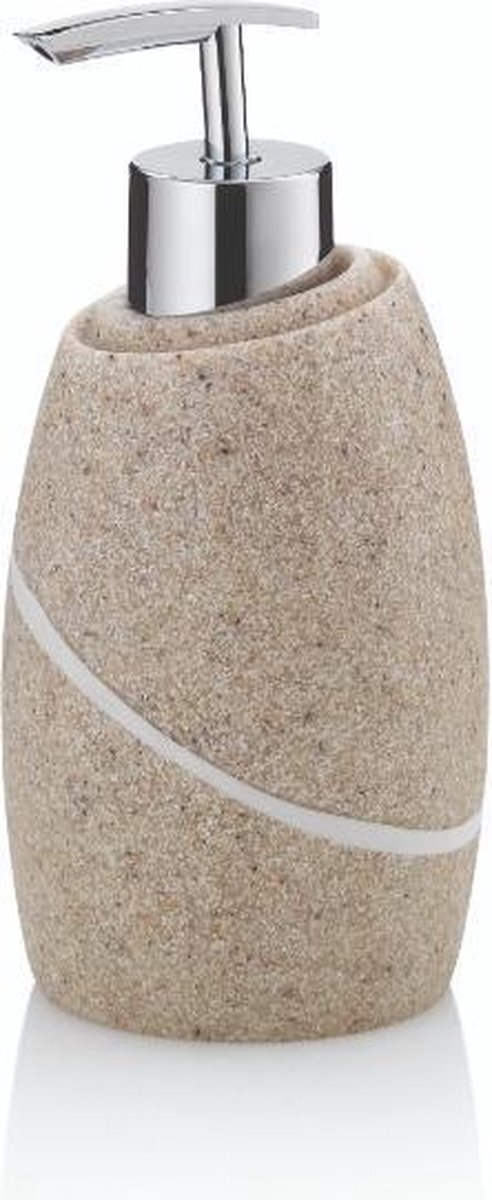 Kela Zeepdispenser, Poly, Beige, 7.5 X 7.5 X 16 cm beige