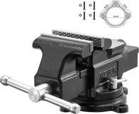 VEVOR Draaibare Bankschroef met Een Bekbreedte van 100 mm