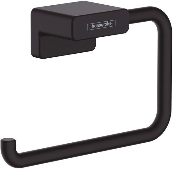 Hansgrohe AddStoris Closetrolhouder - Mat Zwart - Zonder Klep