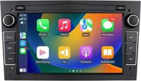 Happiq Opel Autoradio met Bluetooth en CarPlay – Geschikt voor Opel Astra H/J, Vectra, Vauxhall Antara, Zafira, Corsa C/D, Vivaro, Meriva, Veda – Compatibel met Apple en Android – Audiosysteem met Navigatiesysteem – 2 GB RAM, 32 GB Opslagruimte