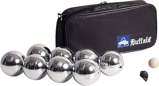 Buffalo Jeu de Boules Set - Metal (8 stuks)