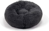 Beeztees Yali Hondenmand Pluche Fluffy Grijs Diameter 50 cm