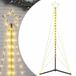 VidaXL Sapin de Noël LED 363 LED blanc chaud 182 cm