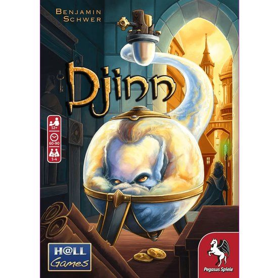 Djinn - Bordspel (ENG) - Pegasus Spiele - Strategisch spel - 12+ jaar