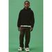 NAME IT KIDS hoodie met backprint - zwart