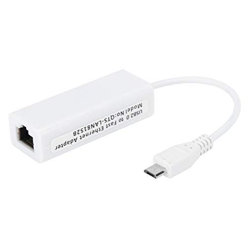 Cuifati Ethernet-adapter USB 2.0 - Netwerkadapter - 10/100 Mbps - USB2.0 - Zwart