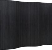 vidaXL Kamerscherm 165x250 cm bamboe zwart