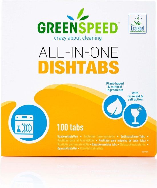 Greenspeed Dishtabs - all-in-one vaatwastabletten - 5 x 100 tabs