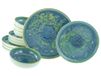 CreaTable, Yuki-serie, 22446, 12-delige serviesset voor 4 personen, bordenset van aardewerk, vaatwasser- en magnetronbestendig, Made in Portugal